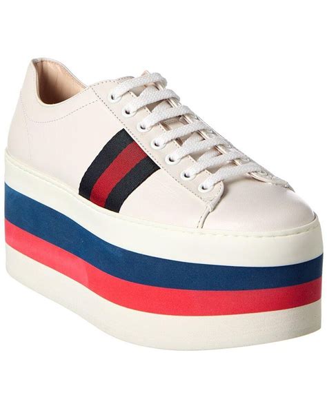 gucci peggy platform sneakers.